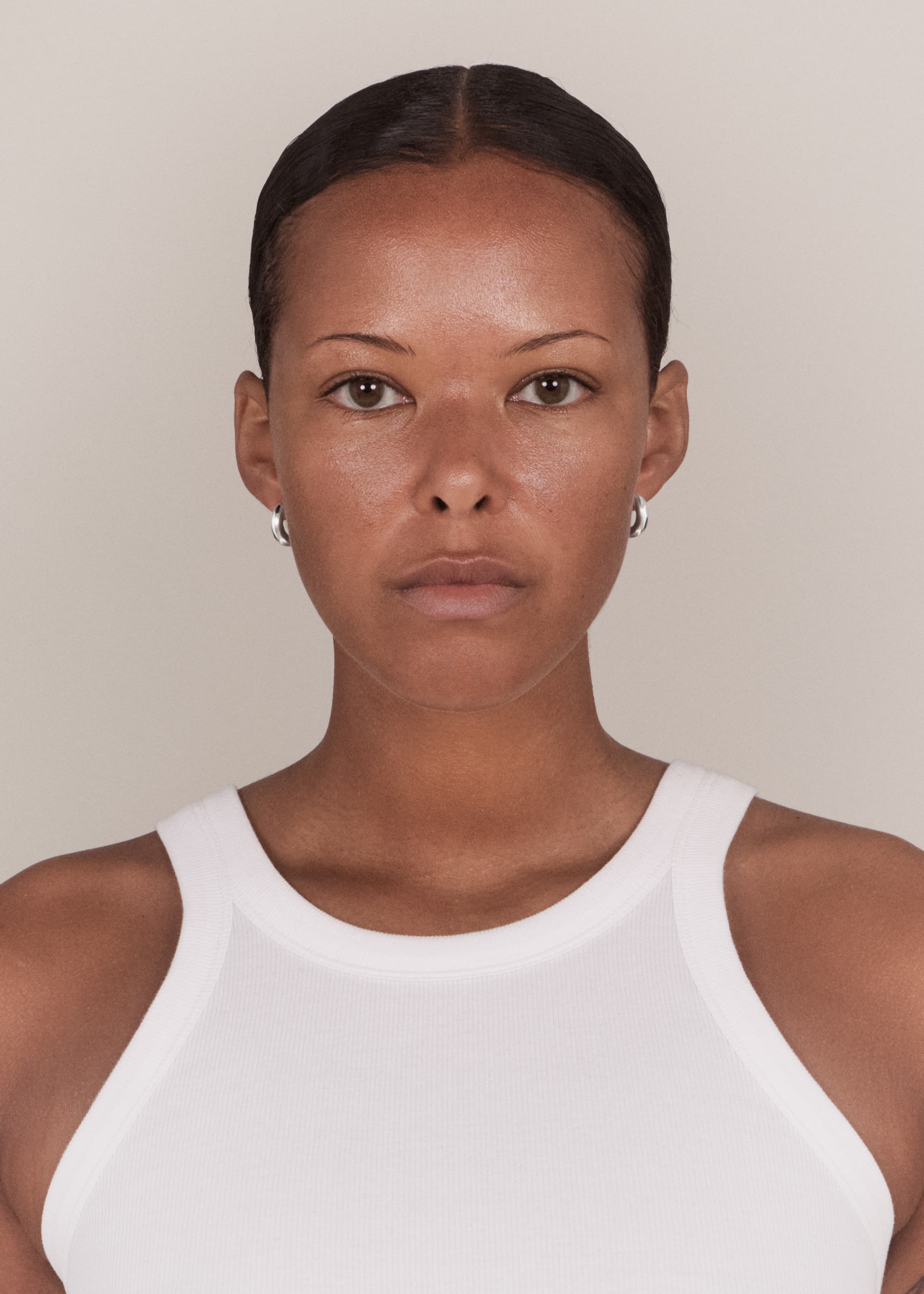 Round earrings medium