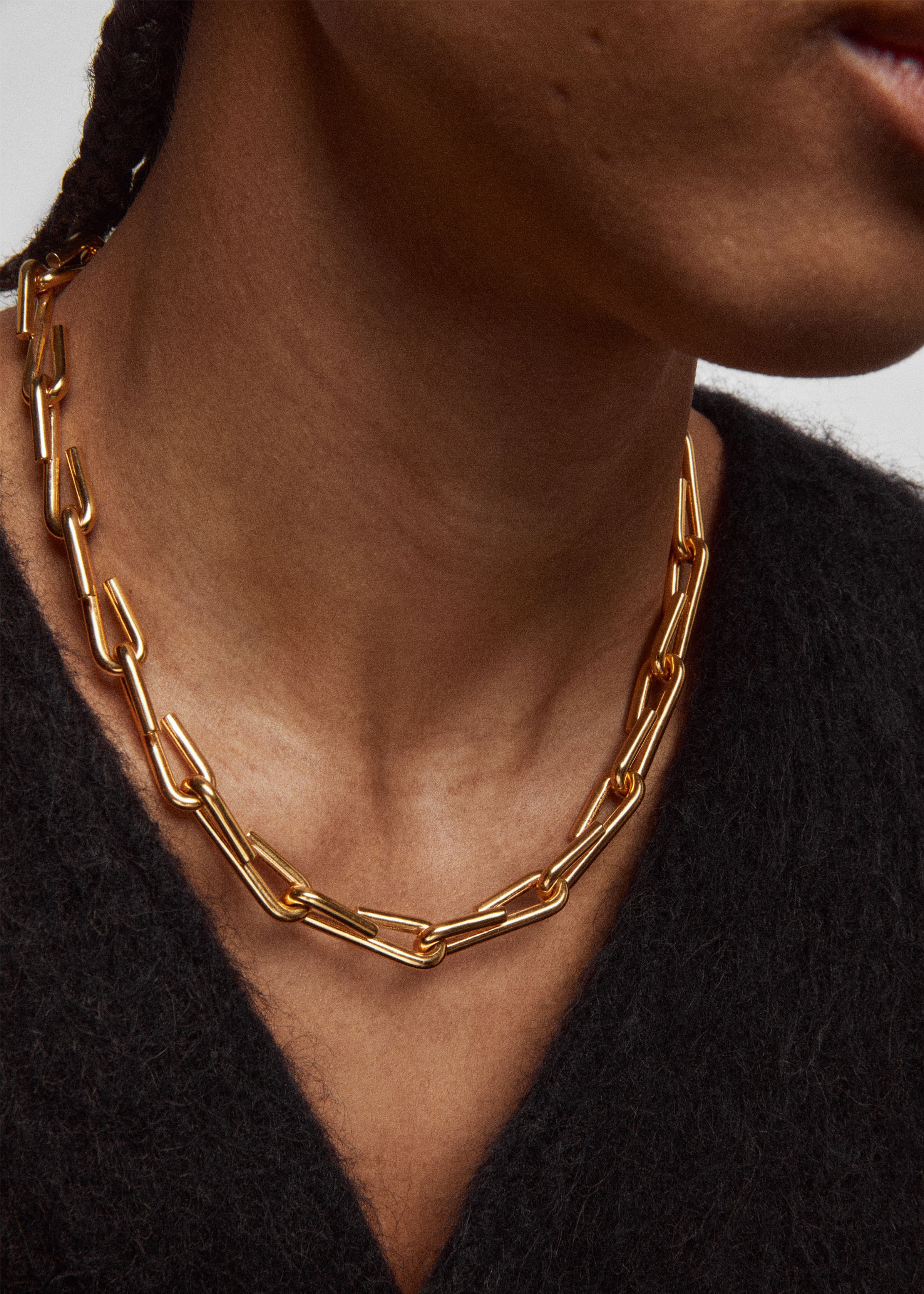 Twist necklace thick
