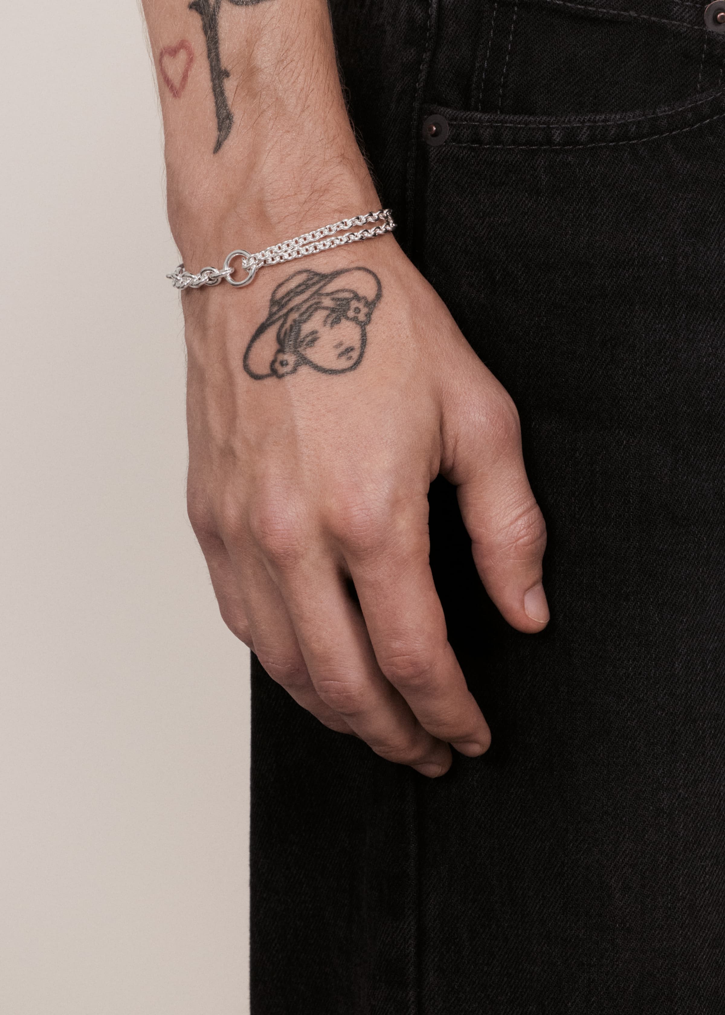 Double bracelet thin