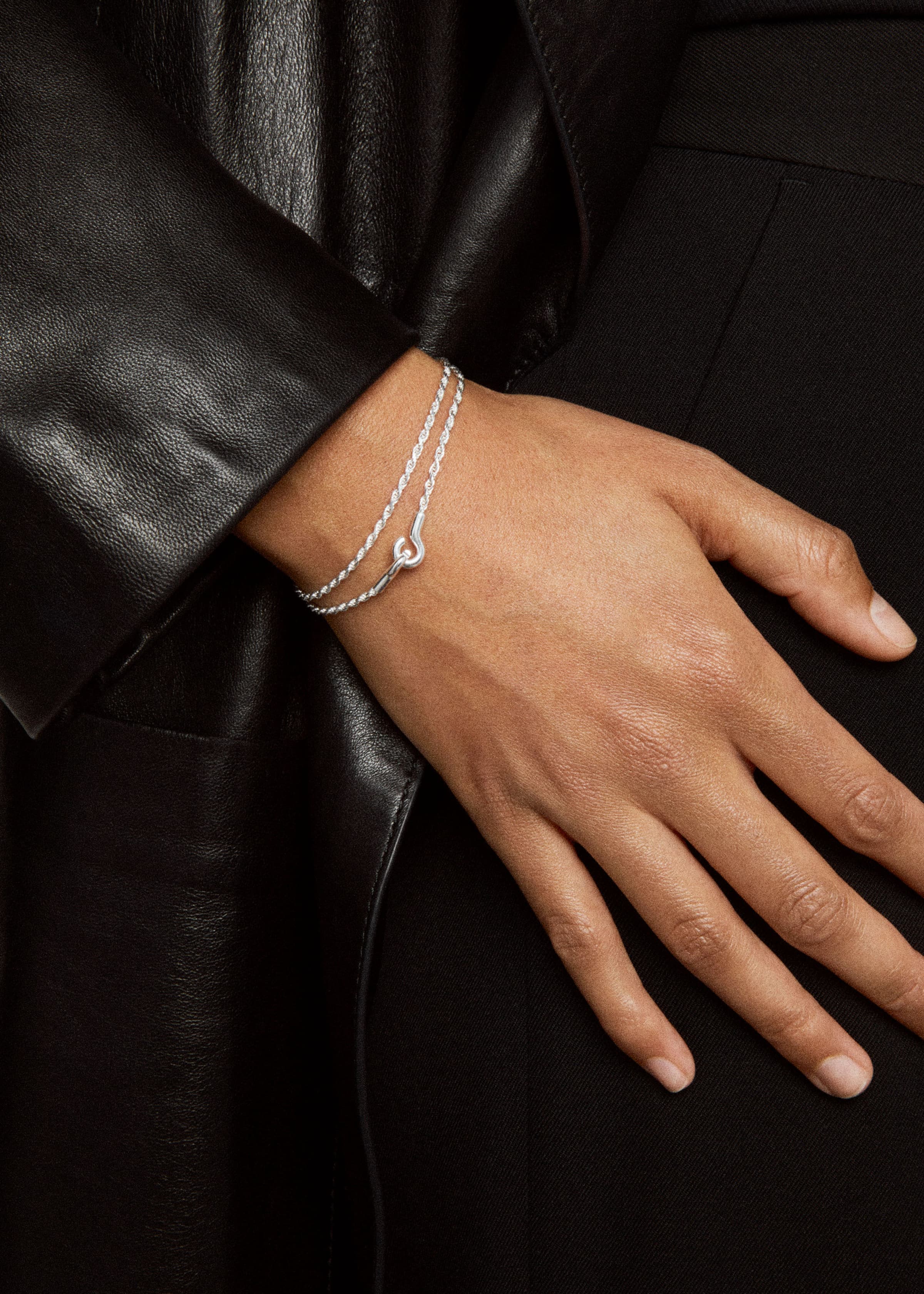 Rope bracelet thin
