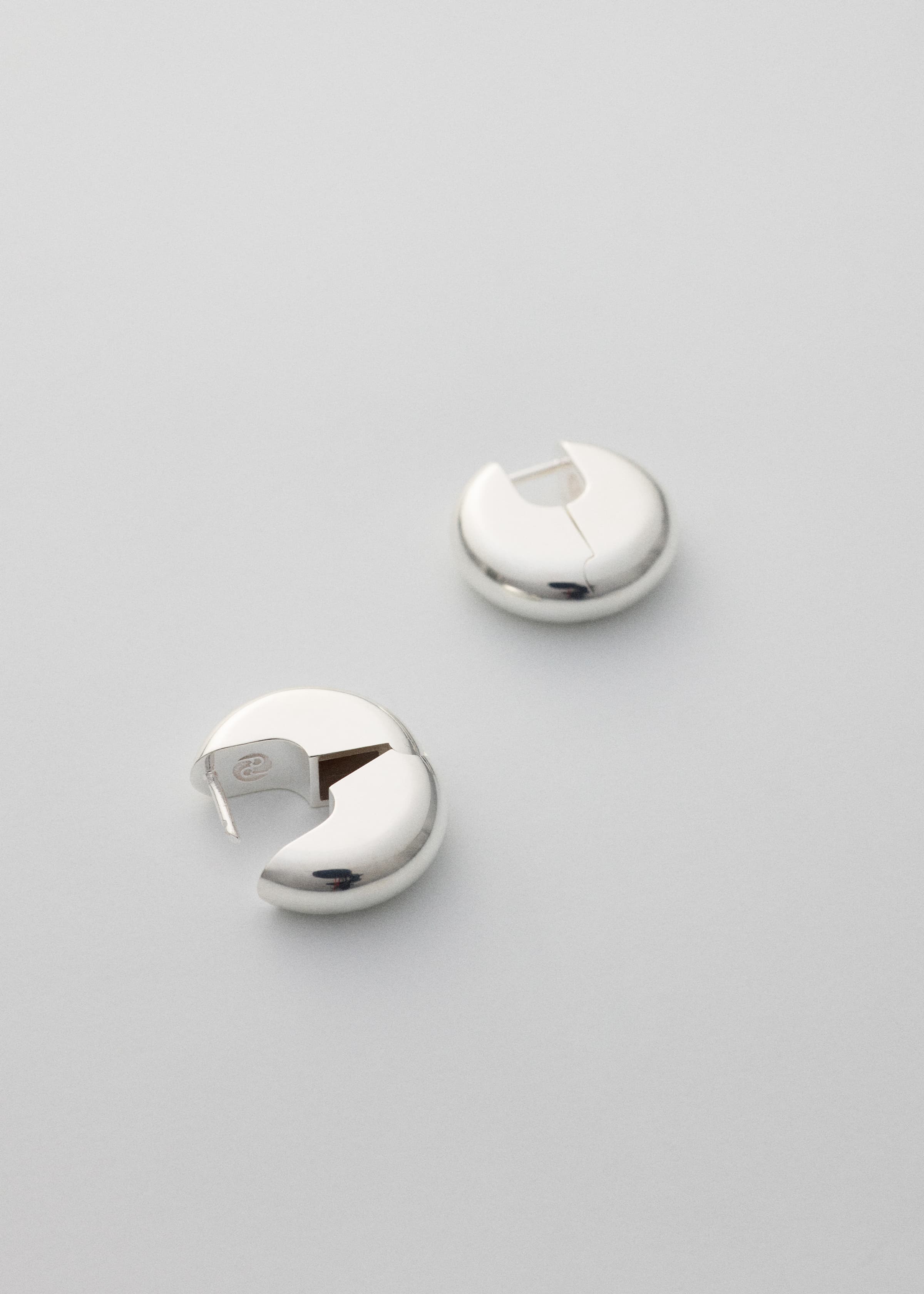 Disc earrings small