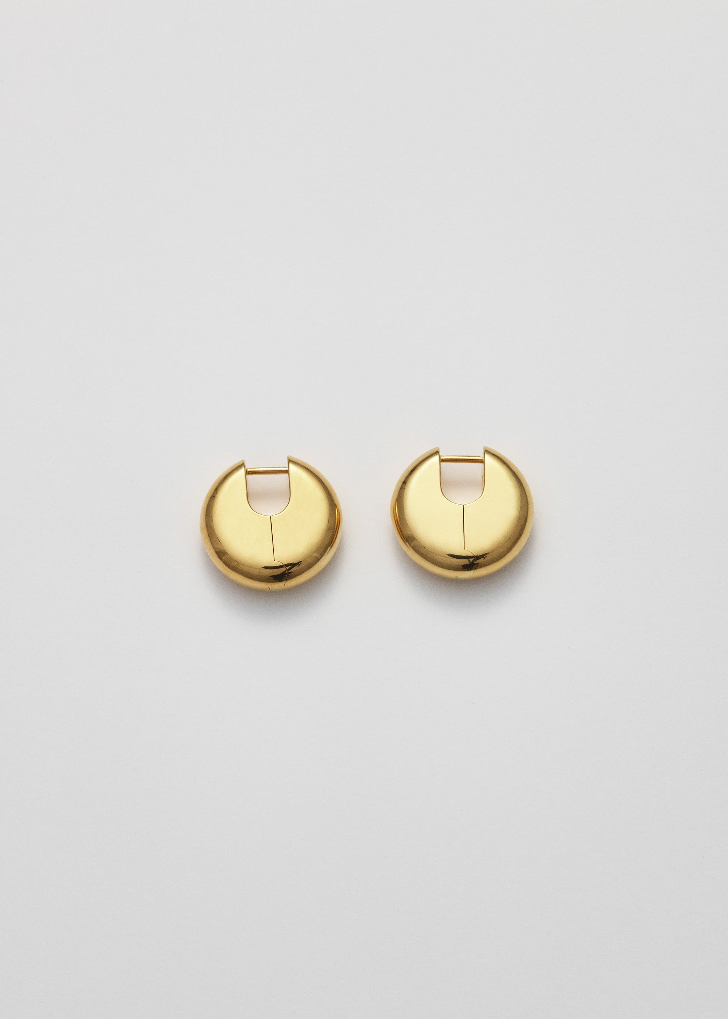 Disc earrings small