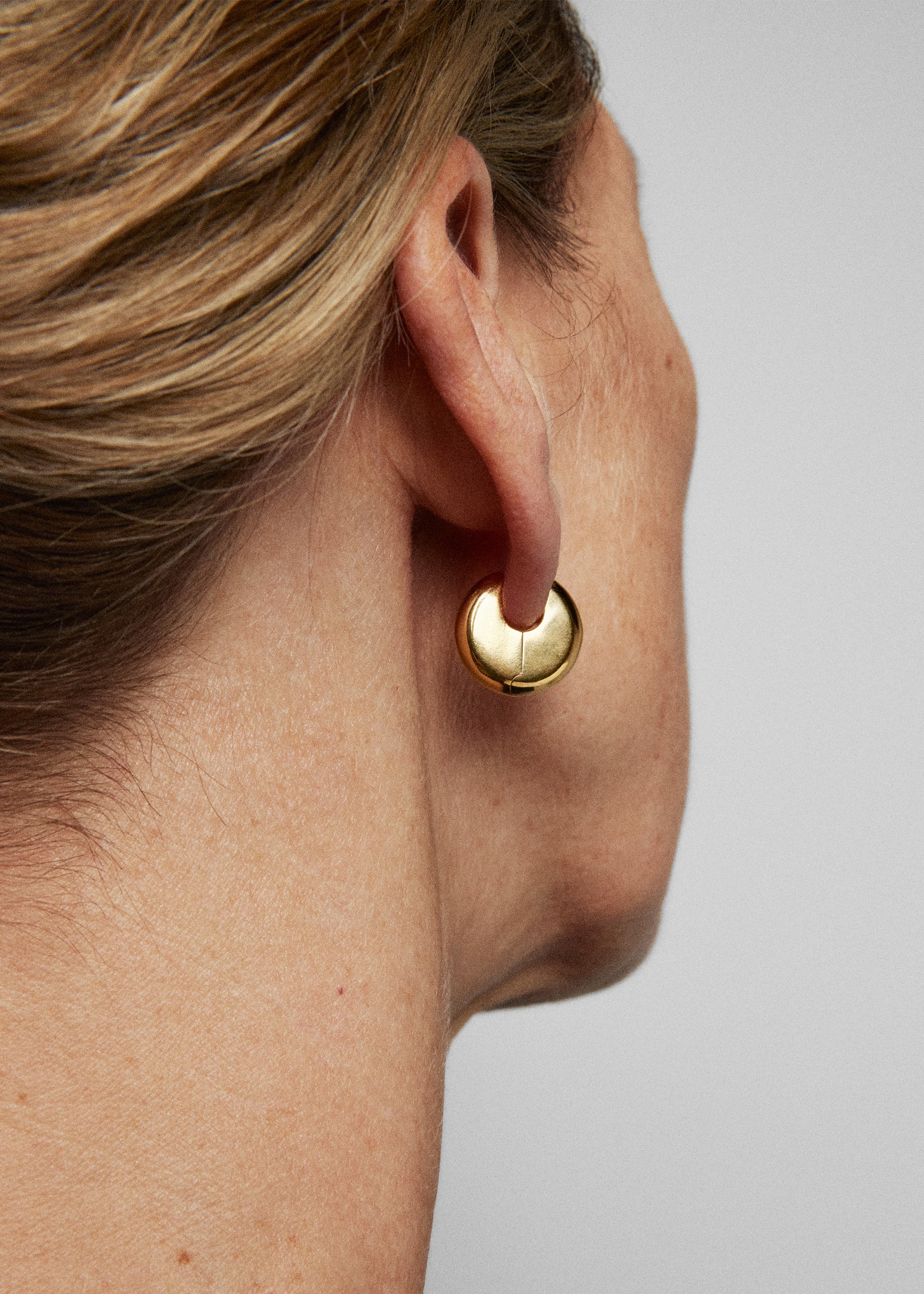 Disc earrings small