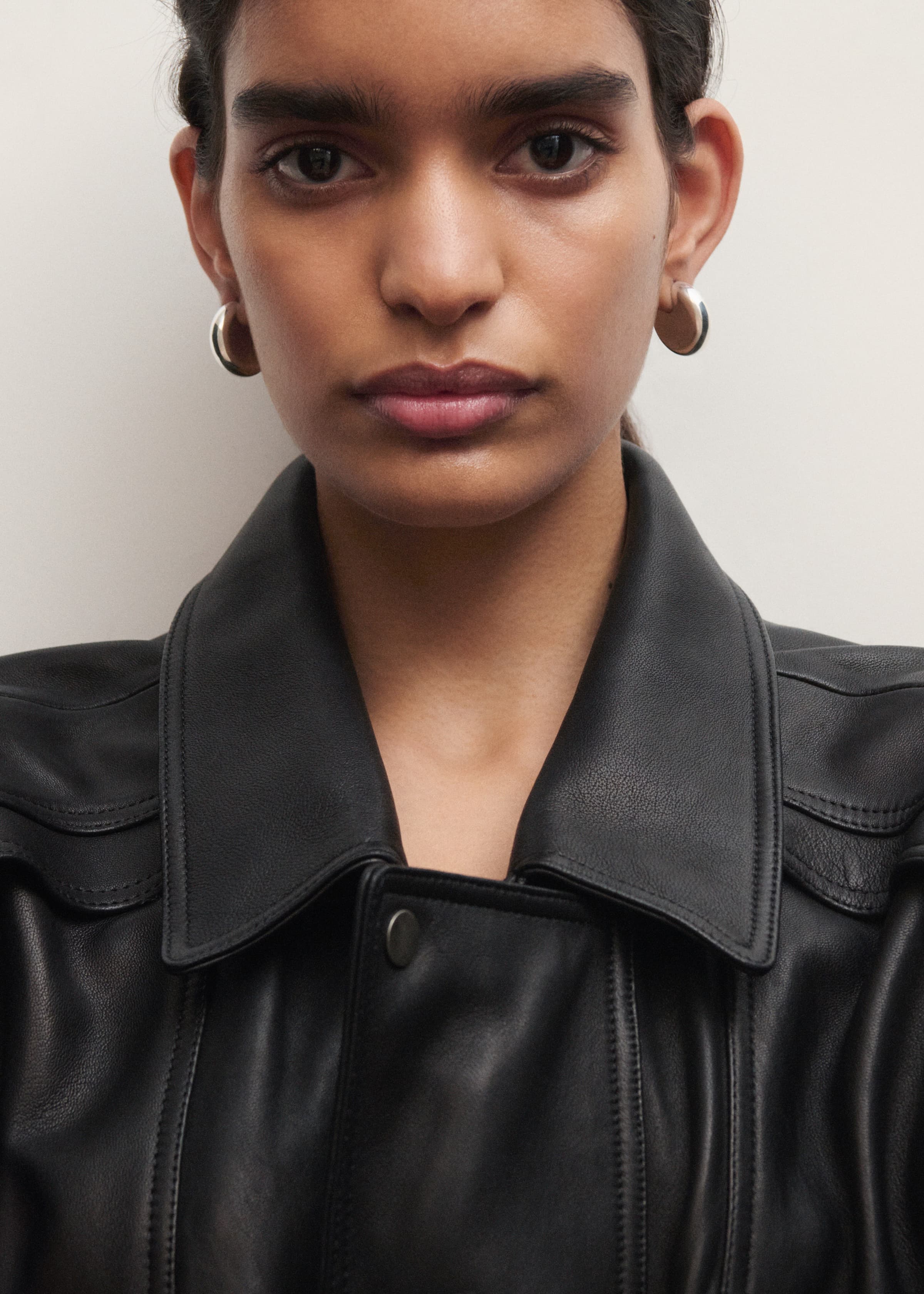 Disc earrings large