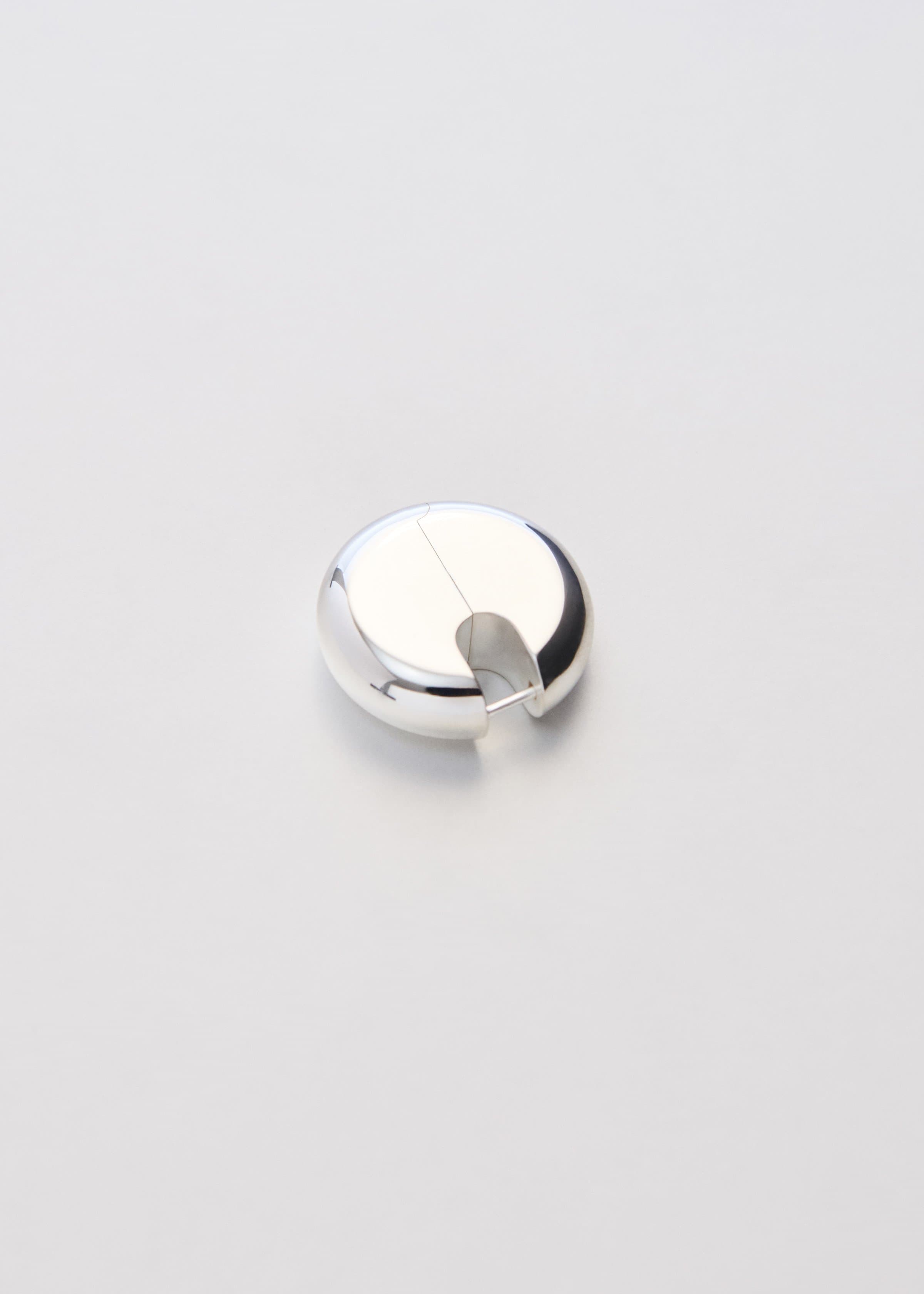 Disc earrings large