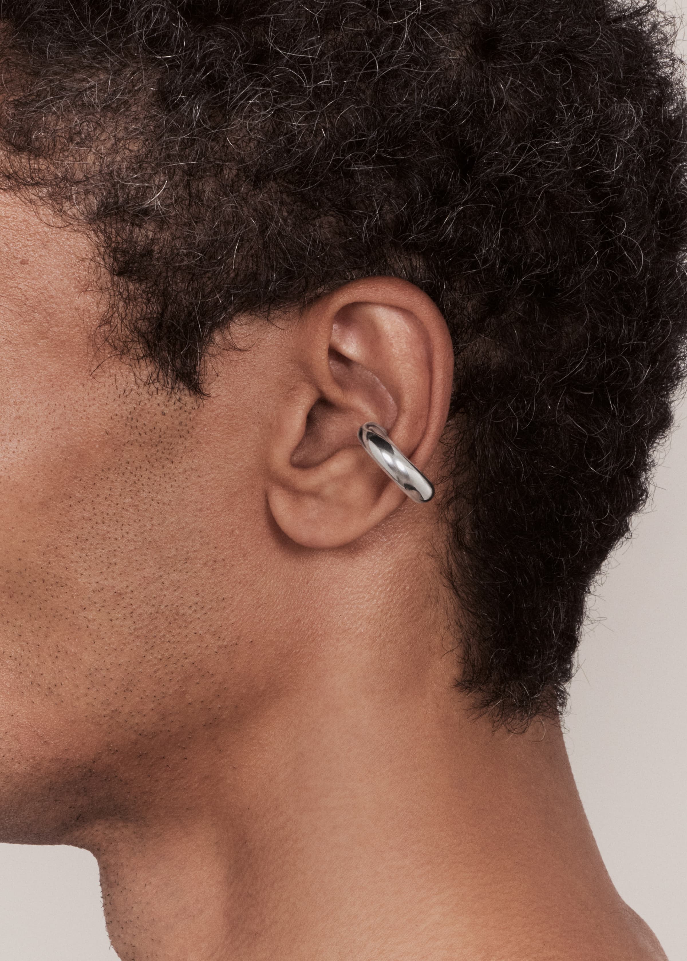 Round ear cuff thick