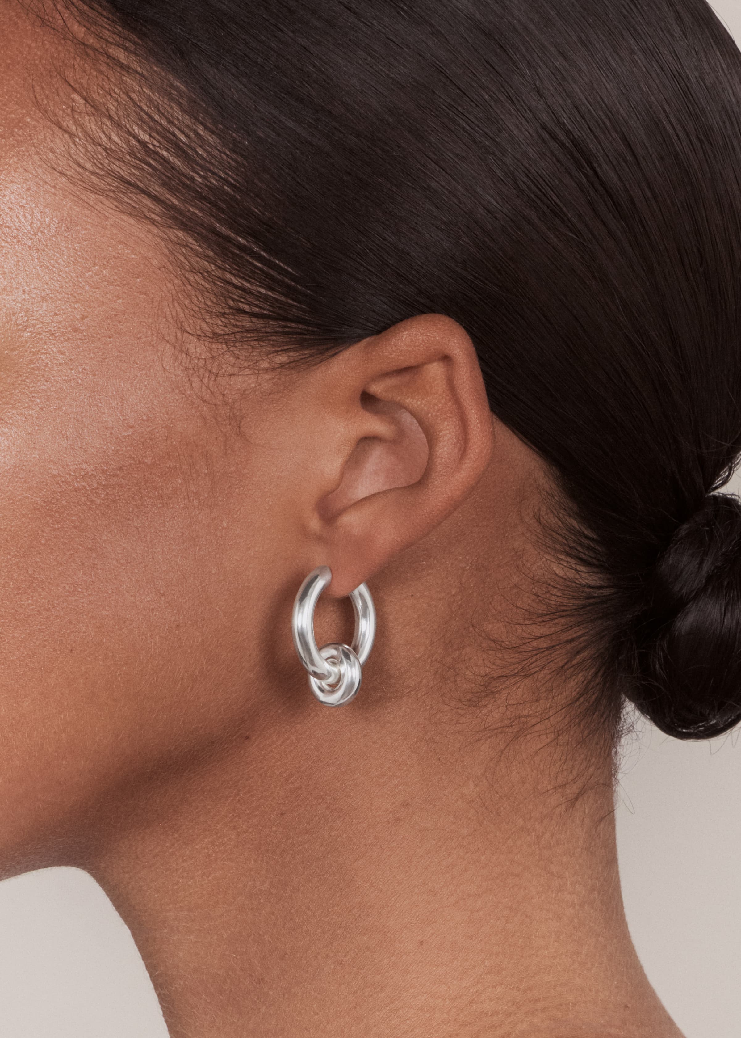 Donut earrings large