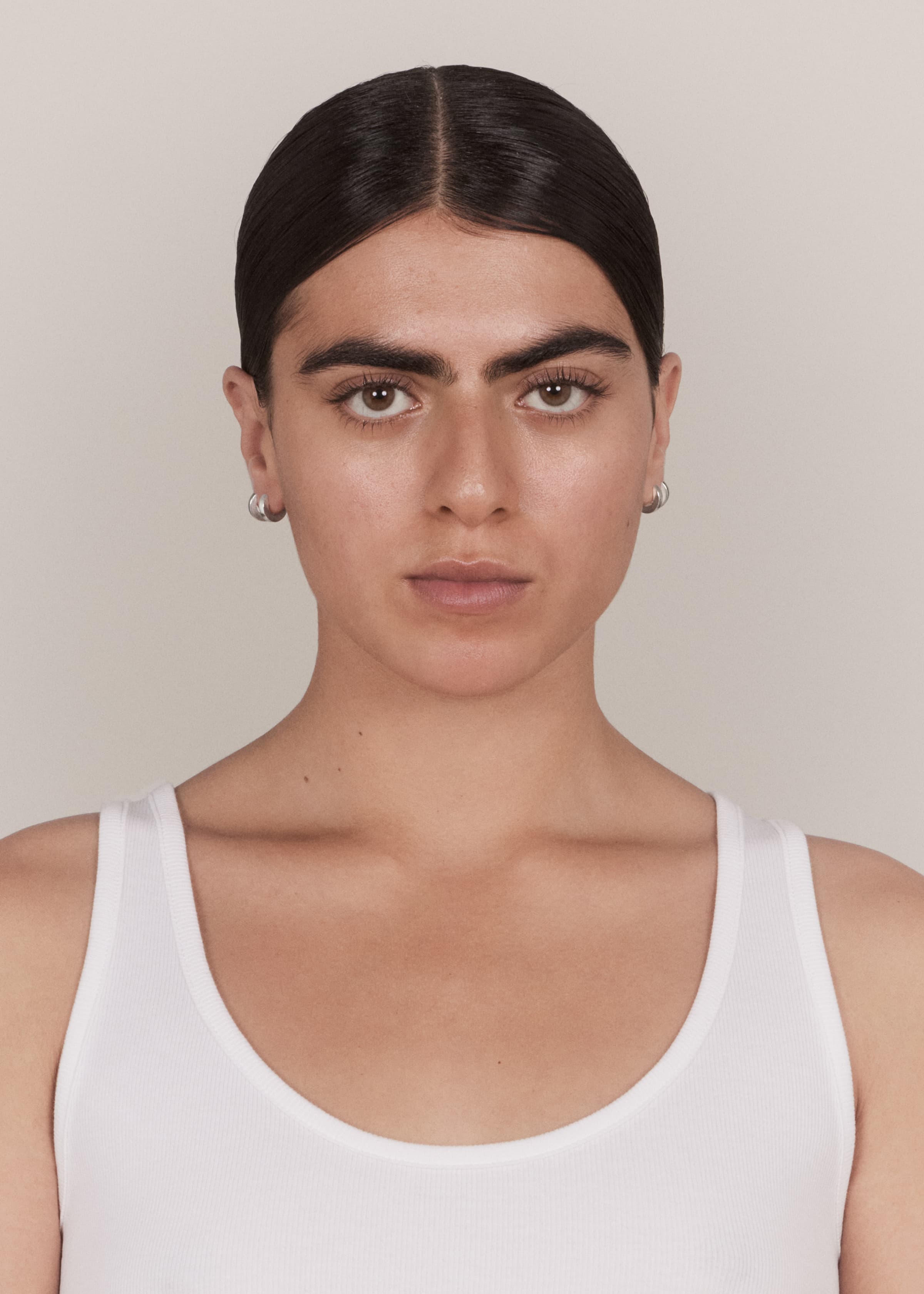 Square earrings extra small