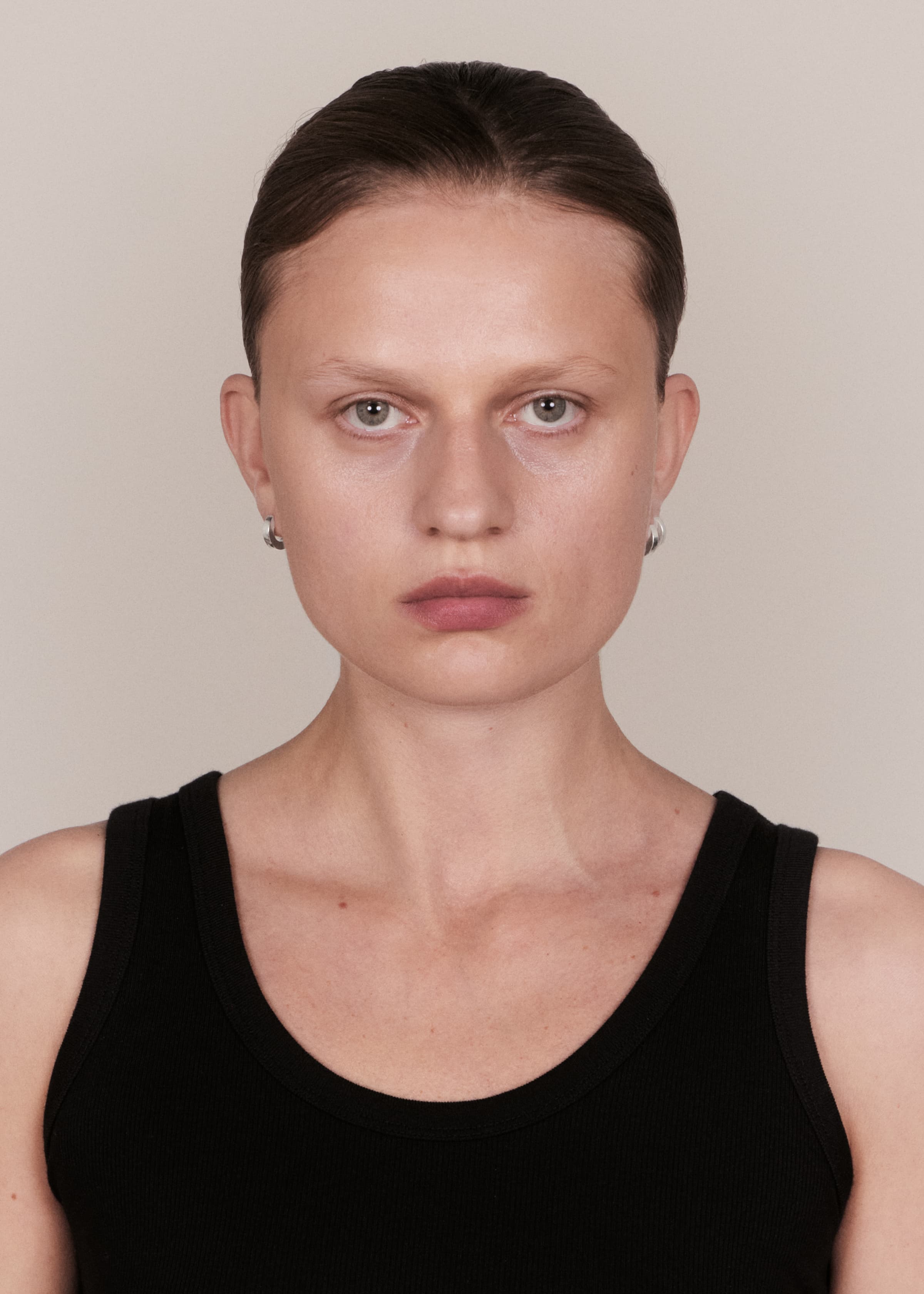 Square earrings small