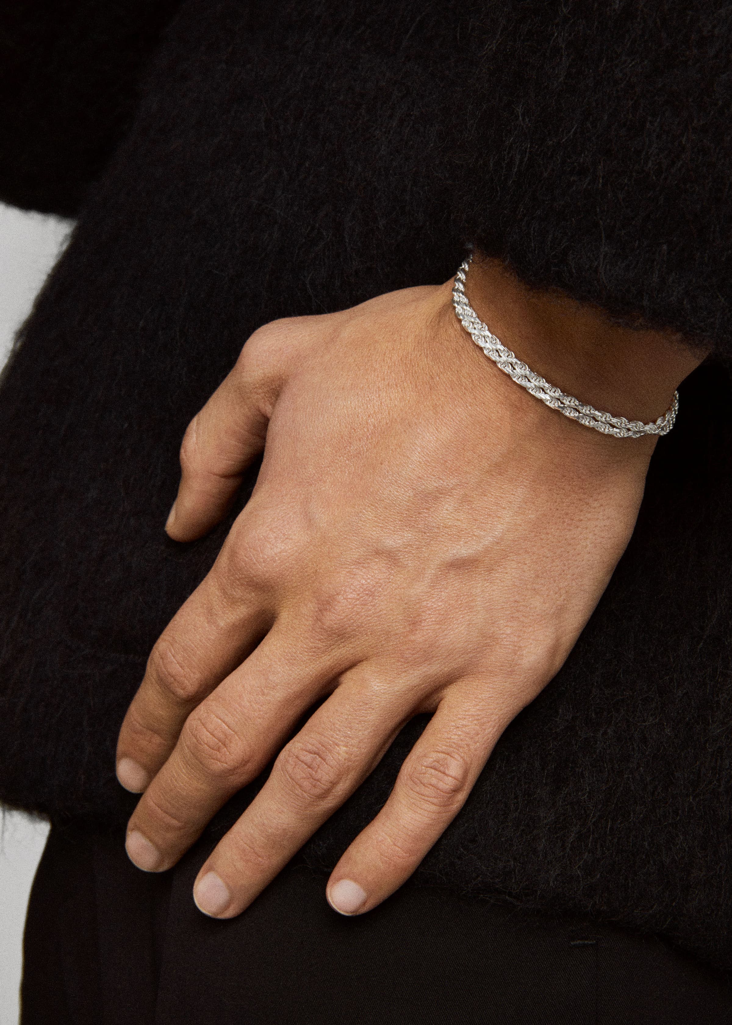 Rope bracelet thick